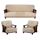 Sofa 3+1+1 teak  wooden