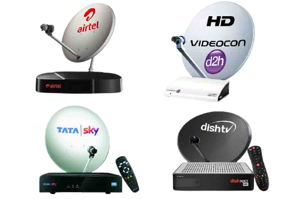 All DTH Connection (Tata Sky, Dish Tv, Airtel etc. )