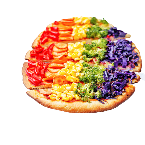 Rainbow Pizza